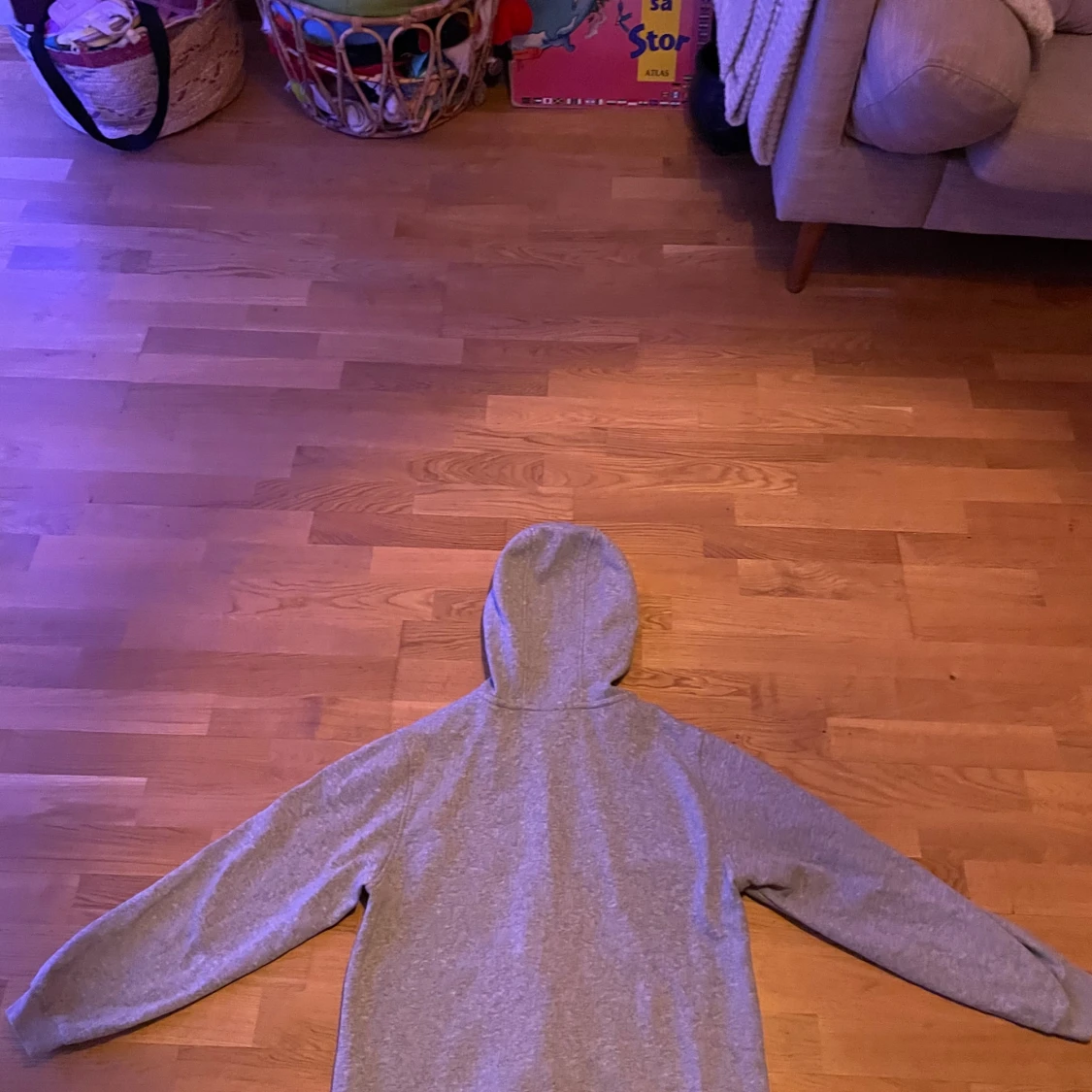 Grå hoodie från Nike - 3