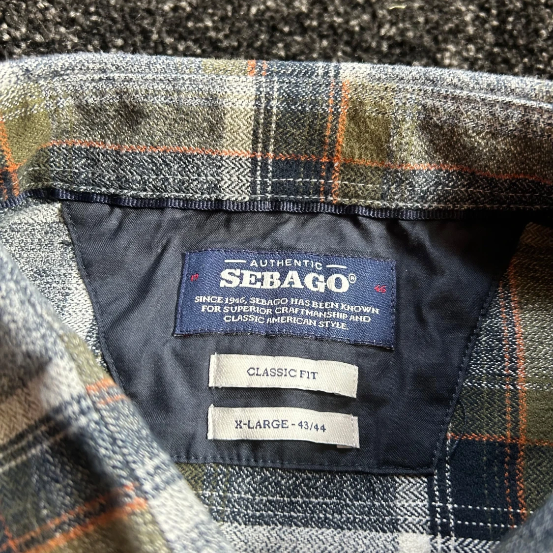 Sebrago skjorta 44 classic fit  - 2