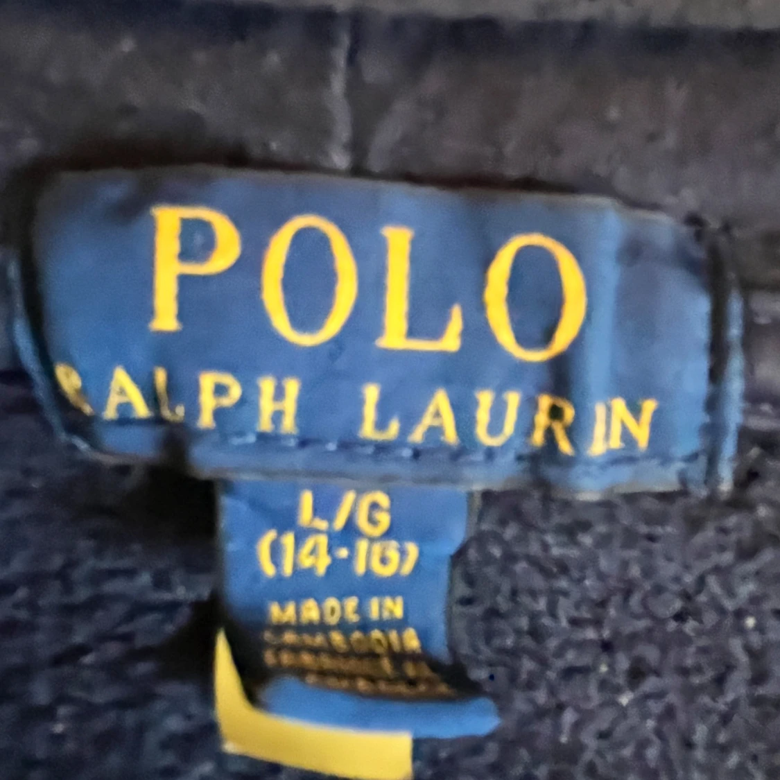 Ralph Lauren zip up mörkblå - 4