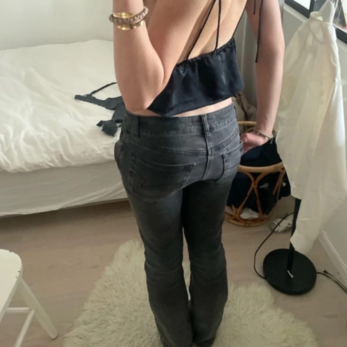 Svart sommar linne  - 2