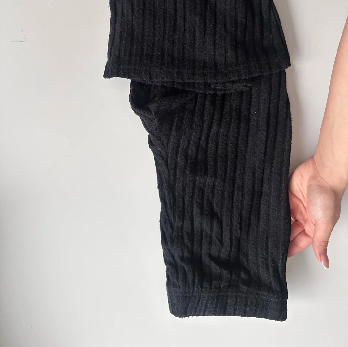 Set tröja polo o lösa byxor med vida ben - 1