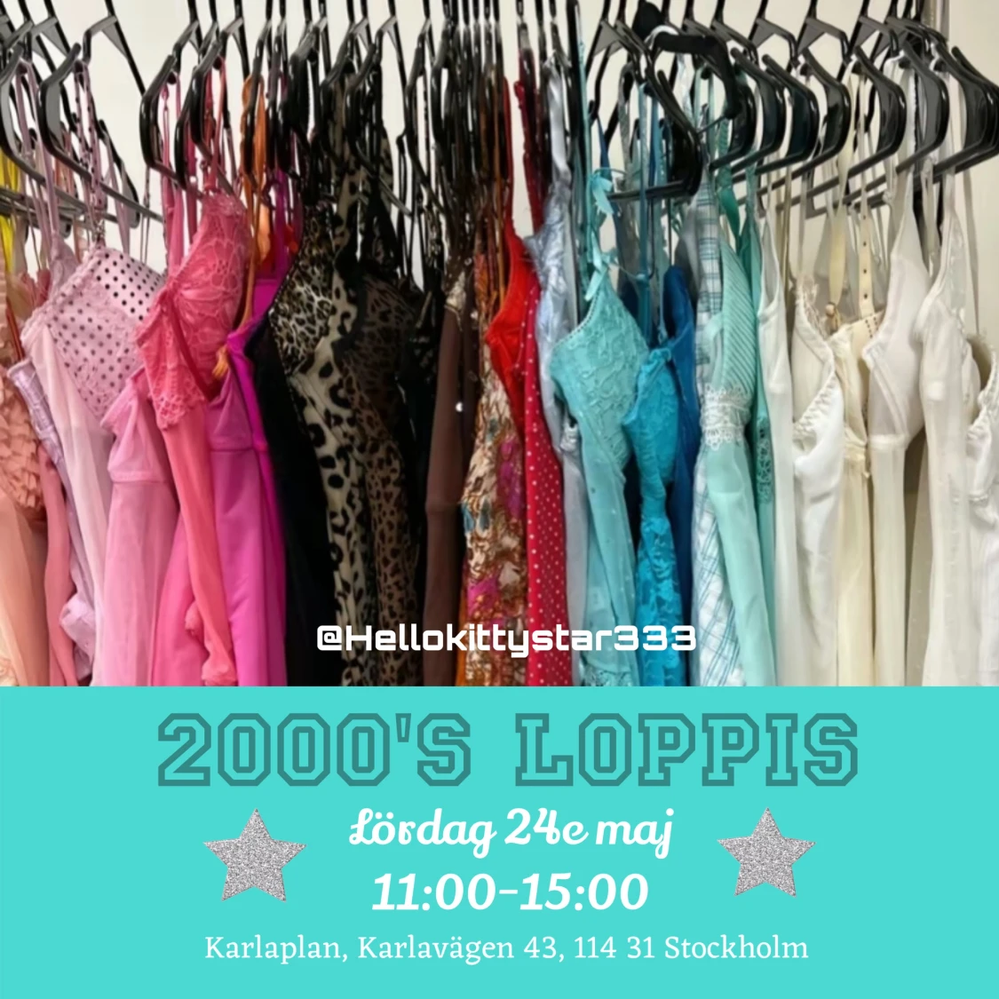 Karlaplan Loppis 12e juli!đ©”