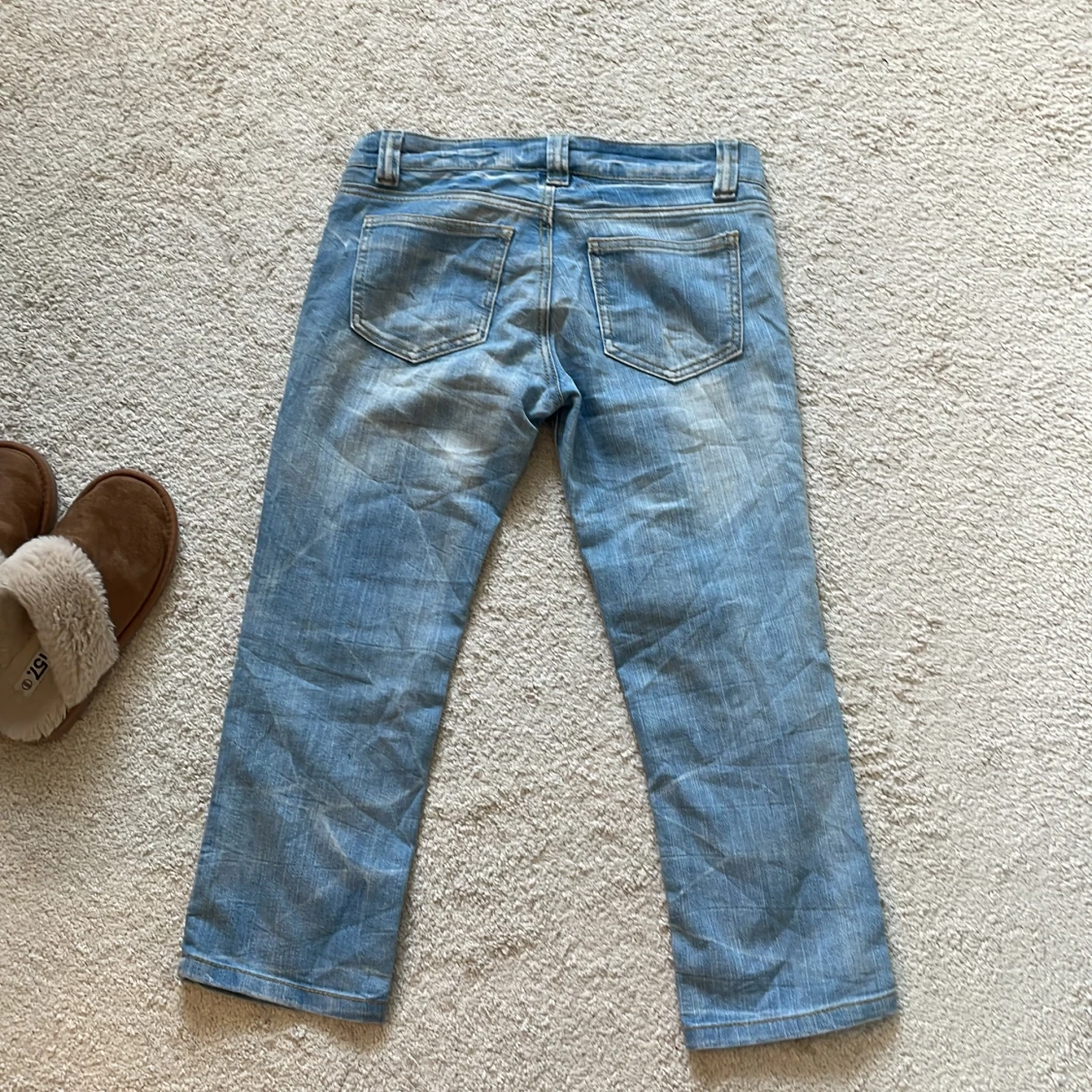 Ljusblå capri jeans - 1