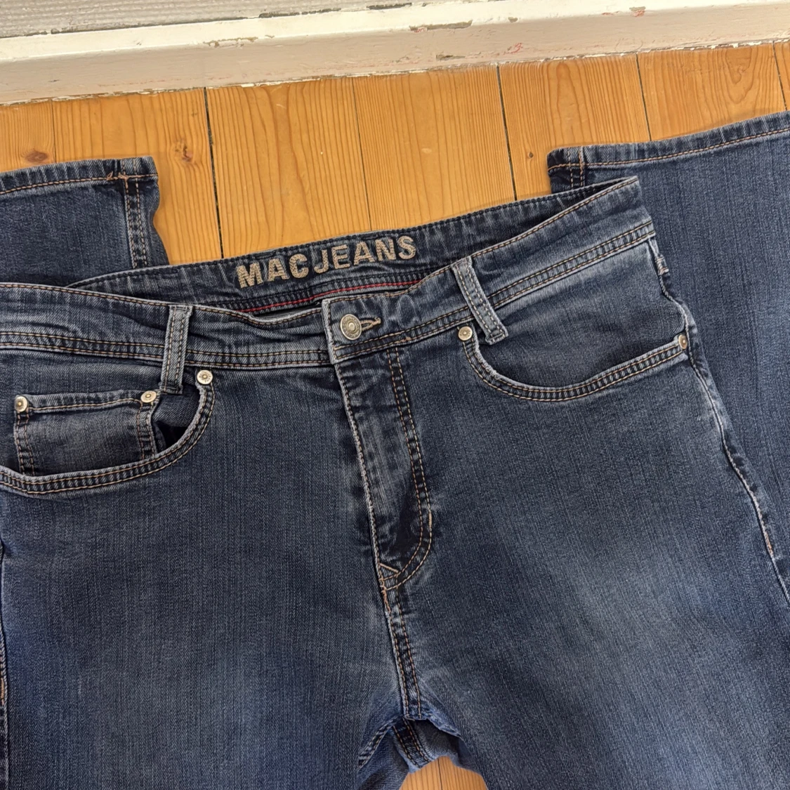 Blå jeans från MAC Jeans Arne - 1