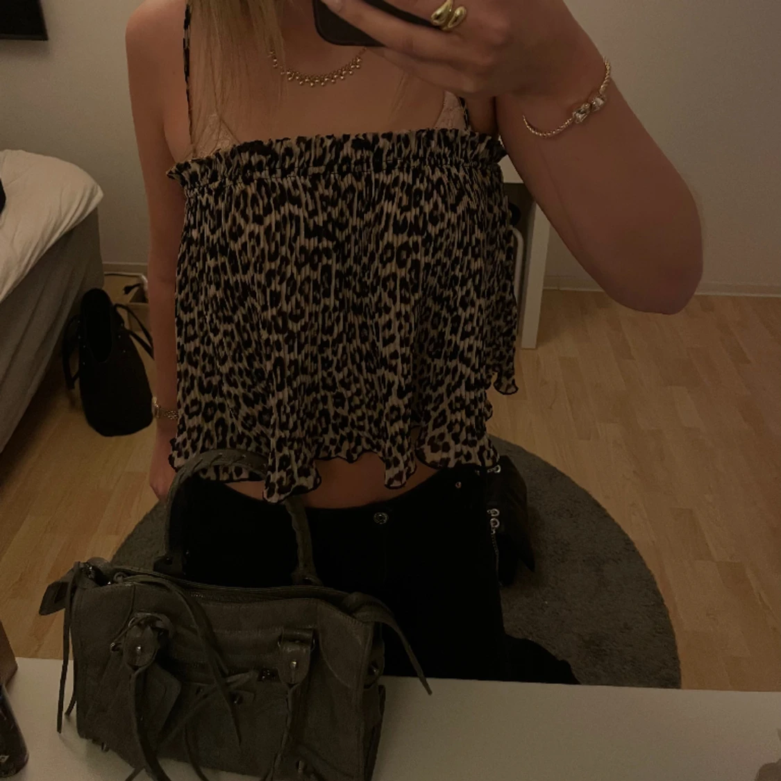 Leopardmönstrad linne - 1