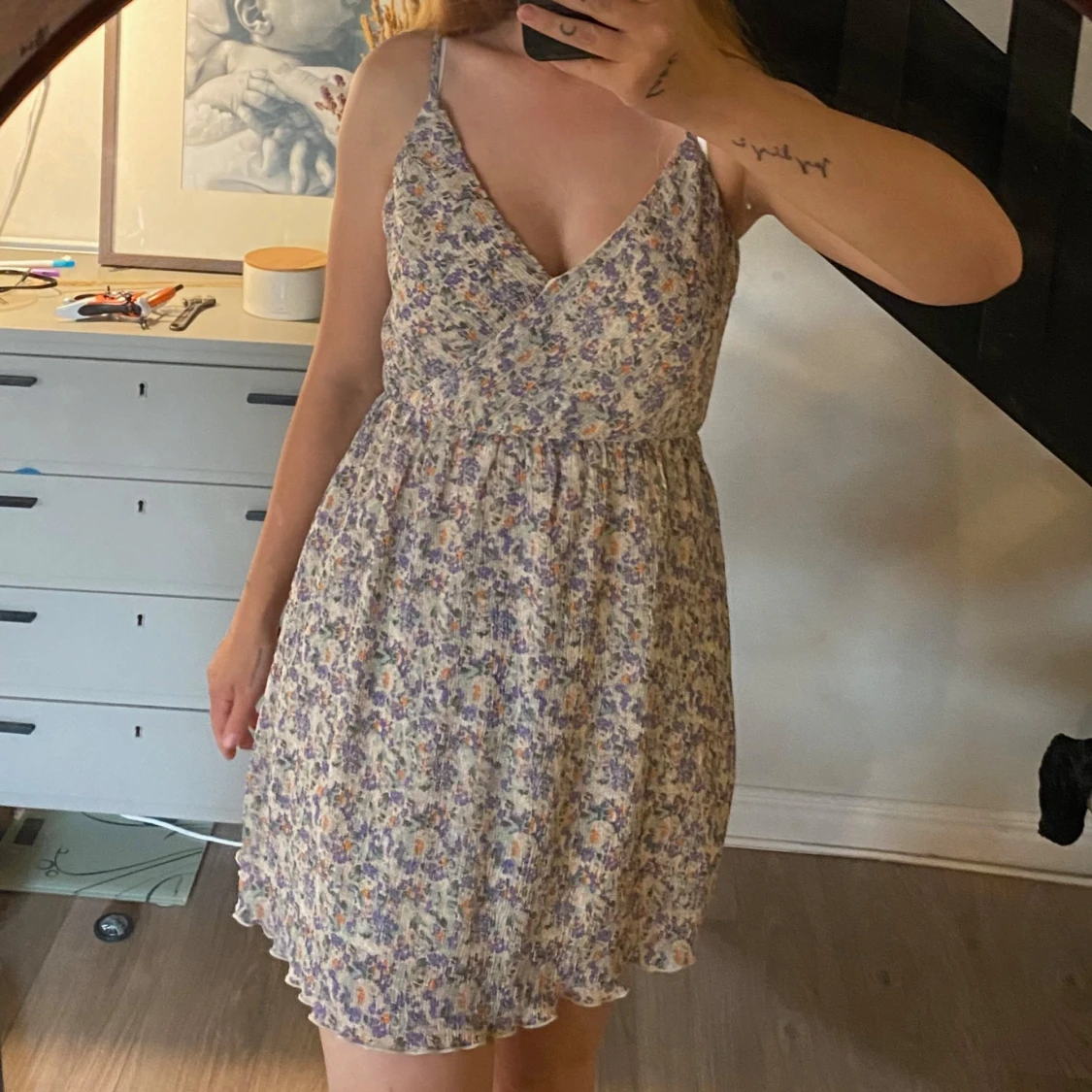 Blommig kort sommarklänning från NA-KD - 1