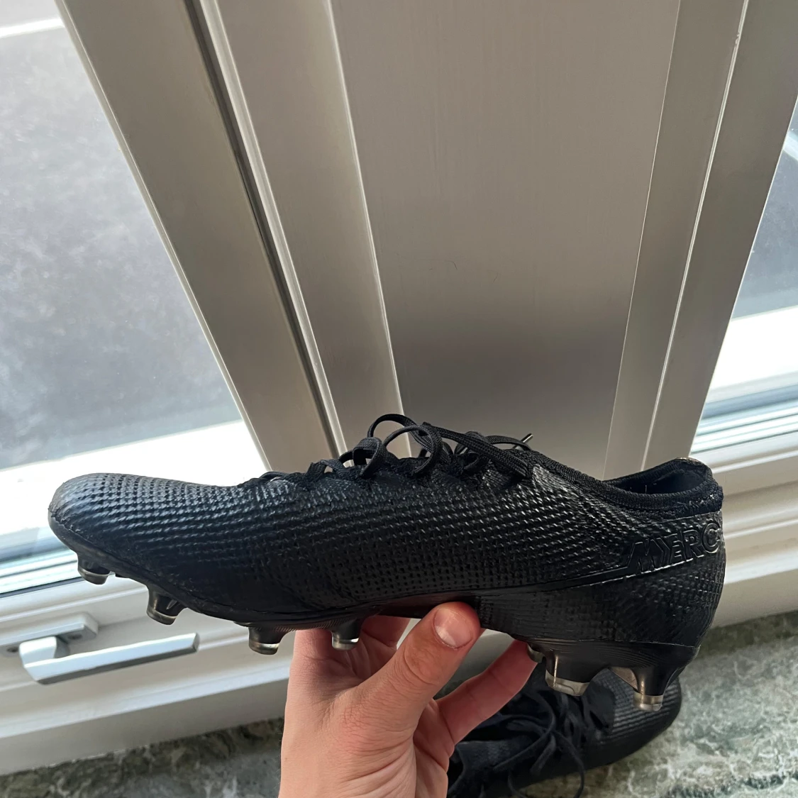 Svarta Nike Mercurial fotbollsskor - 4