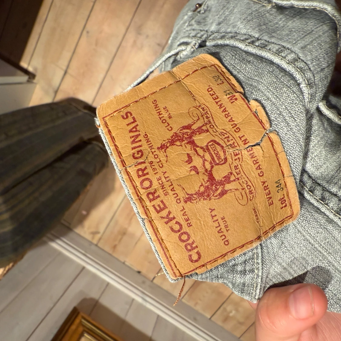 Grå bootcut jeans från Crocker - 2