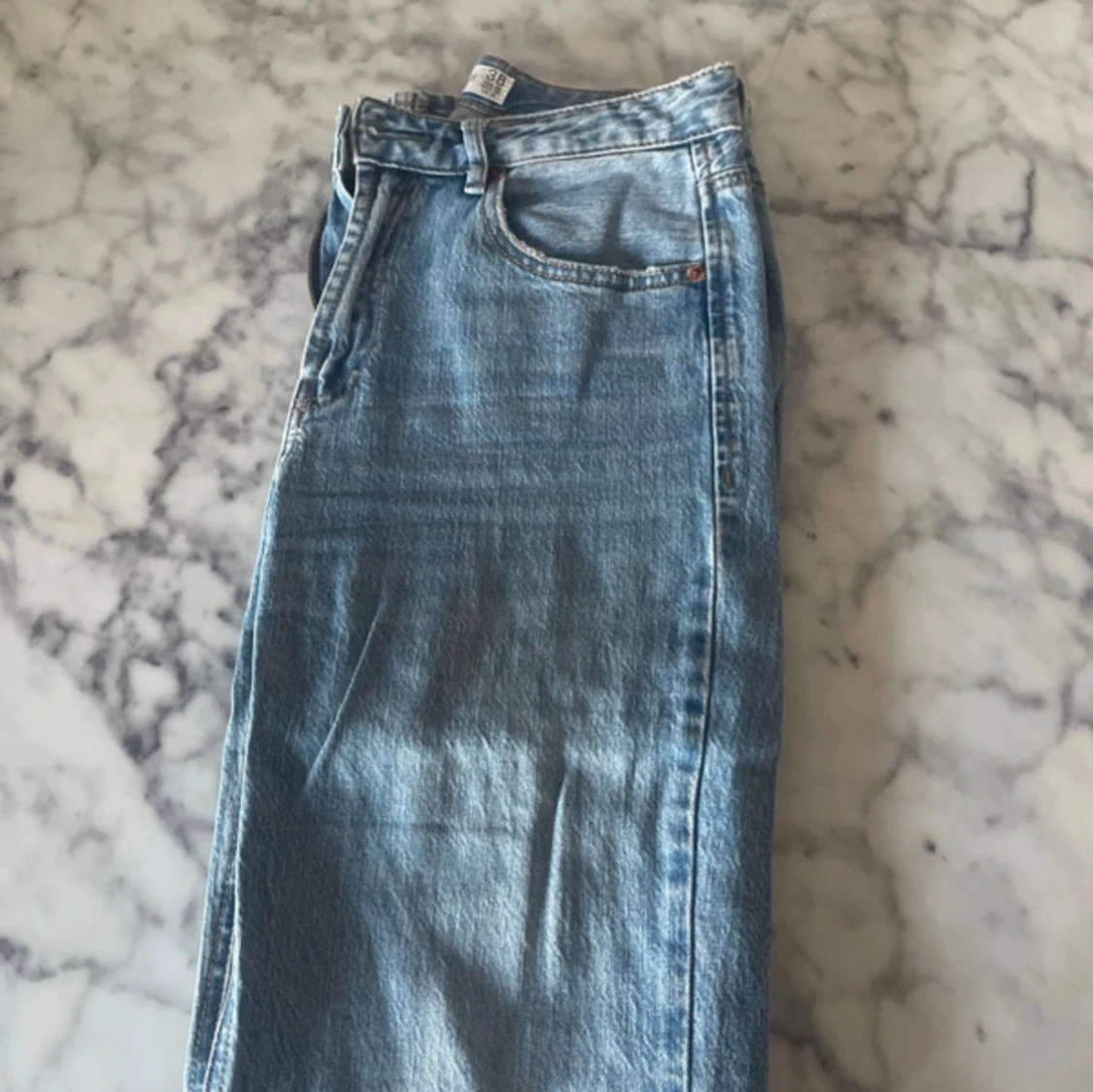 Ljusblå raka jeans från Levi's - 1