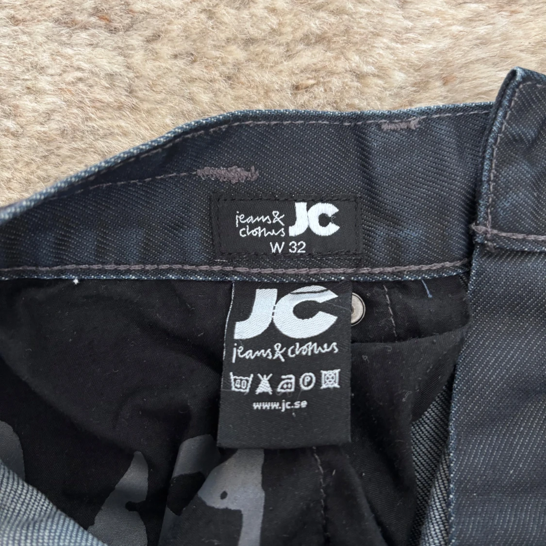 Svarta jeansbyxor från JC - 2