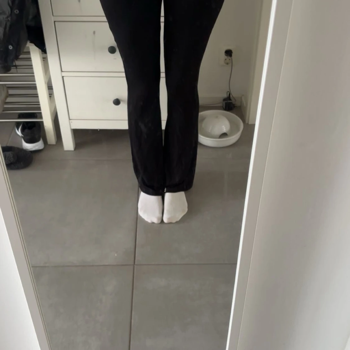 Svarta mjukis yoga pants extra tall - 1