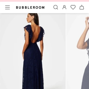 Balklänning  - Balklänning från bubblet om endast använd en gång, storlek 36 men uppsydd så den passar en som är ca 163