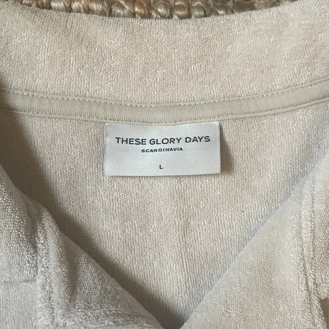 Kortärmad skjorta av froté - 2