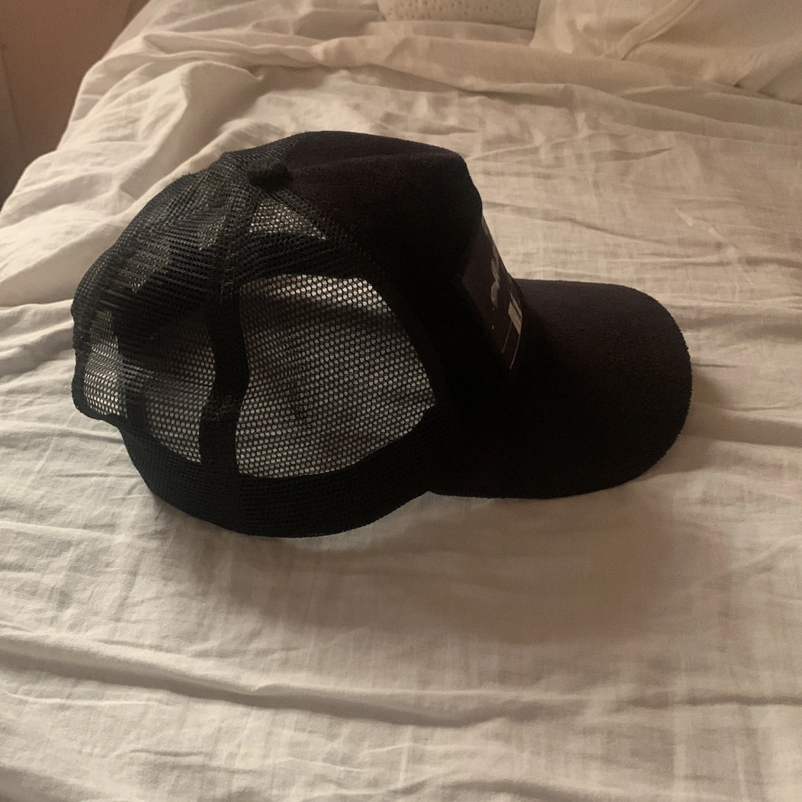 Svart trucker keps velvet - 4