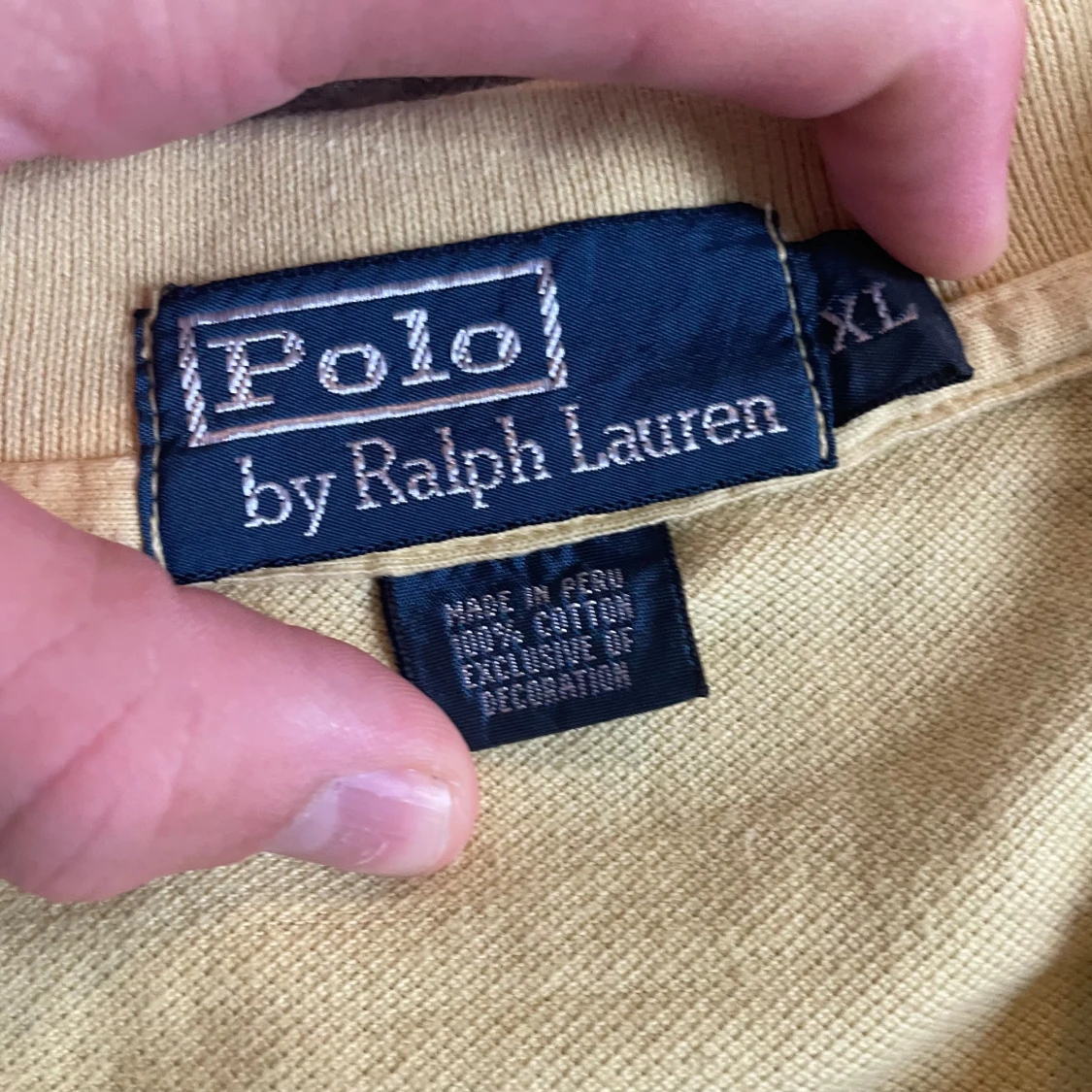 Gul pikétröja från Polo Ralph Lauren - 3