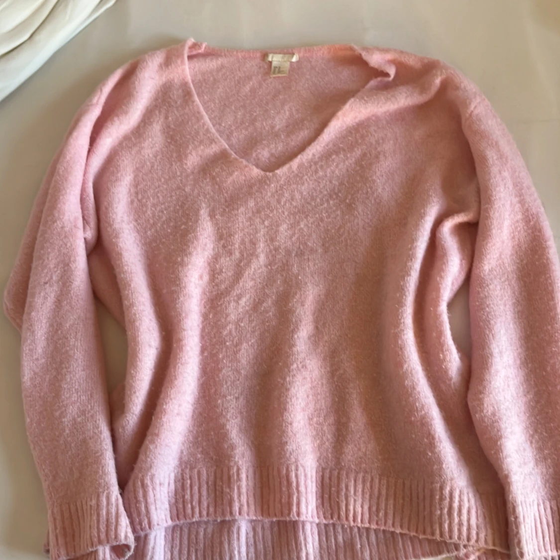 Rosa v-ringad tröja💞 - 2