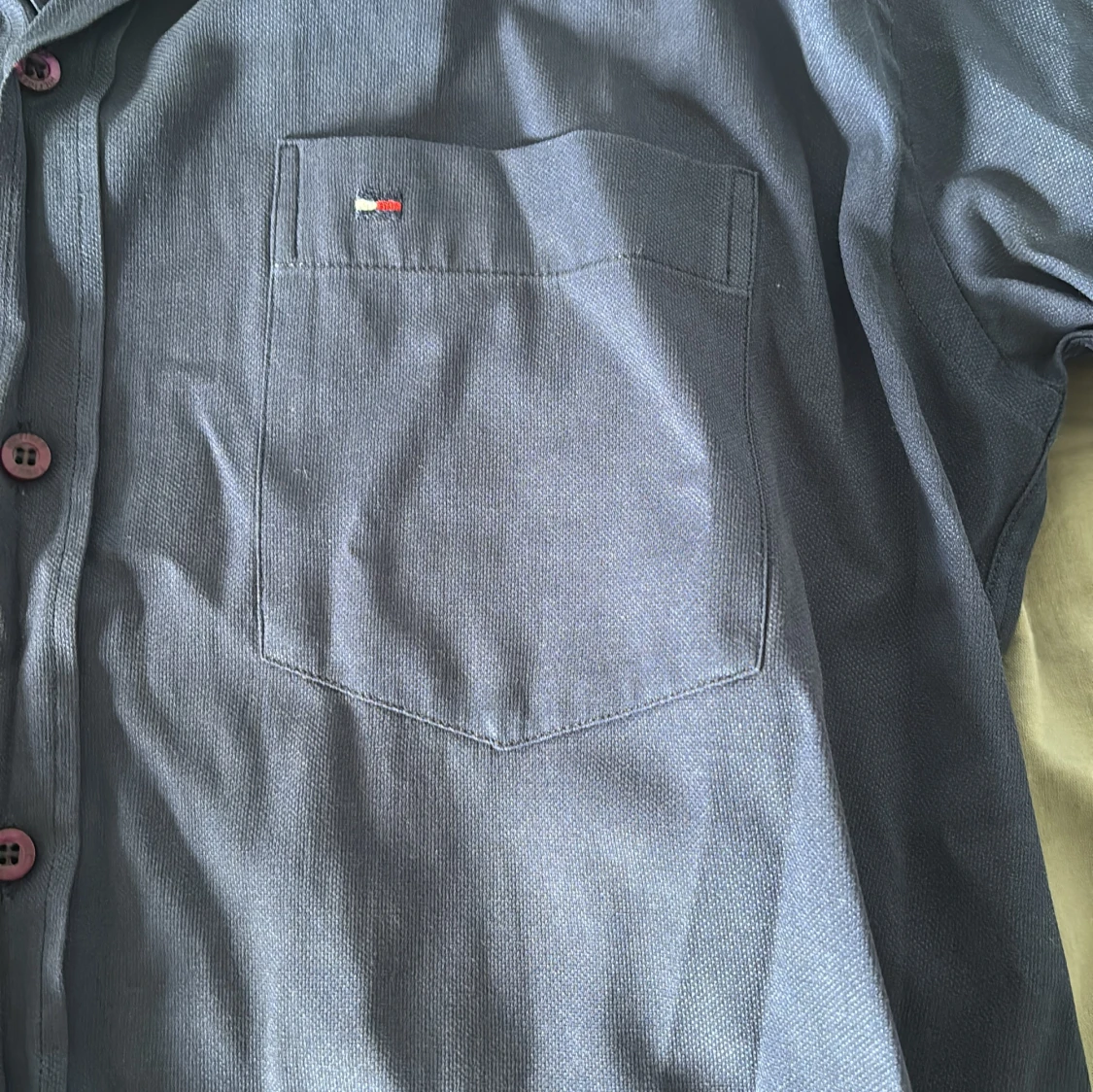 Blå kortärmad skjorta Tommy Hilfiger - 3