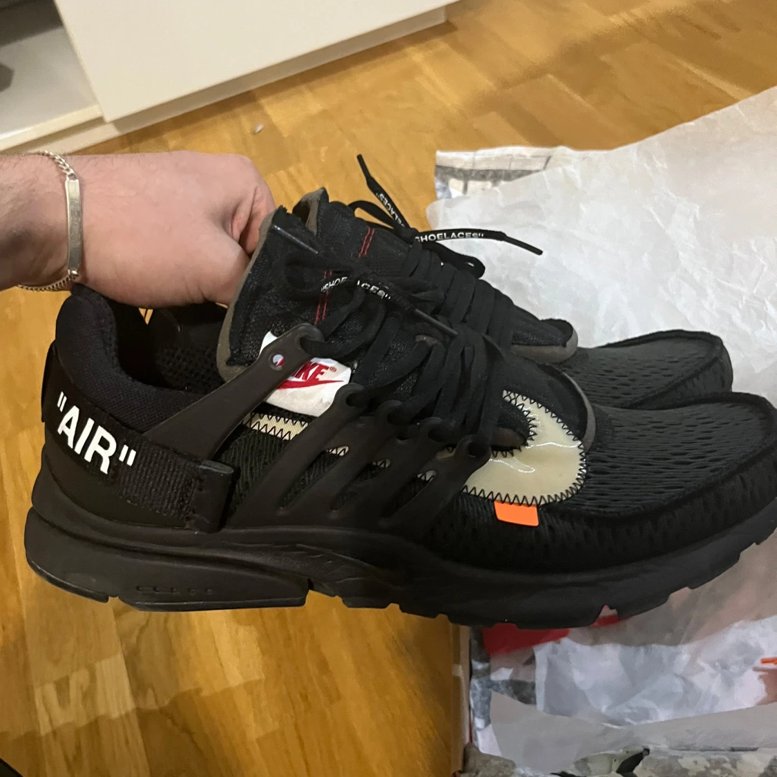Nike x Off-White Presto svarta sneakers