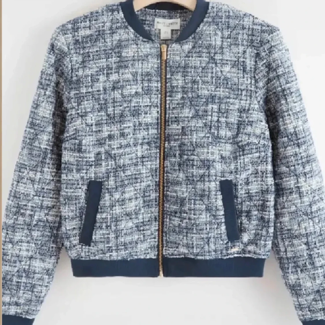 Blåvit bomberjacka💕 - 2