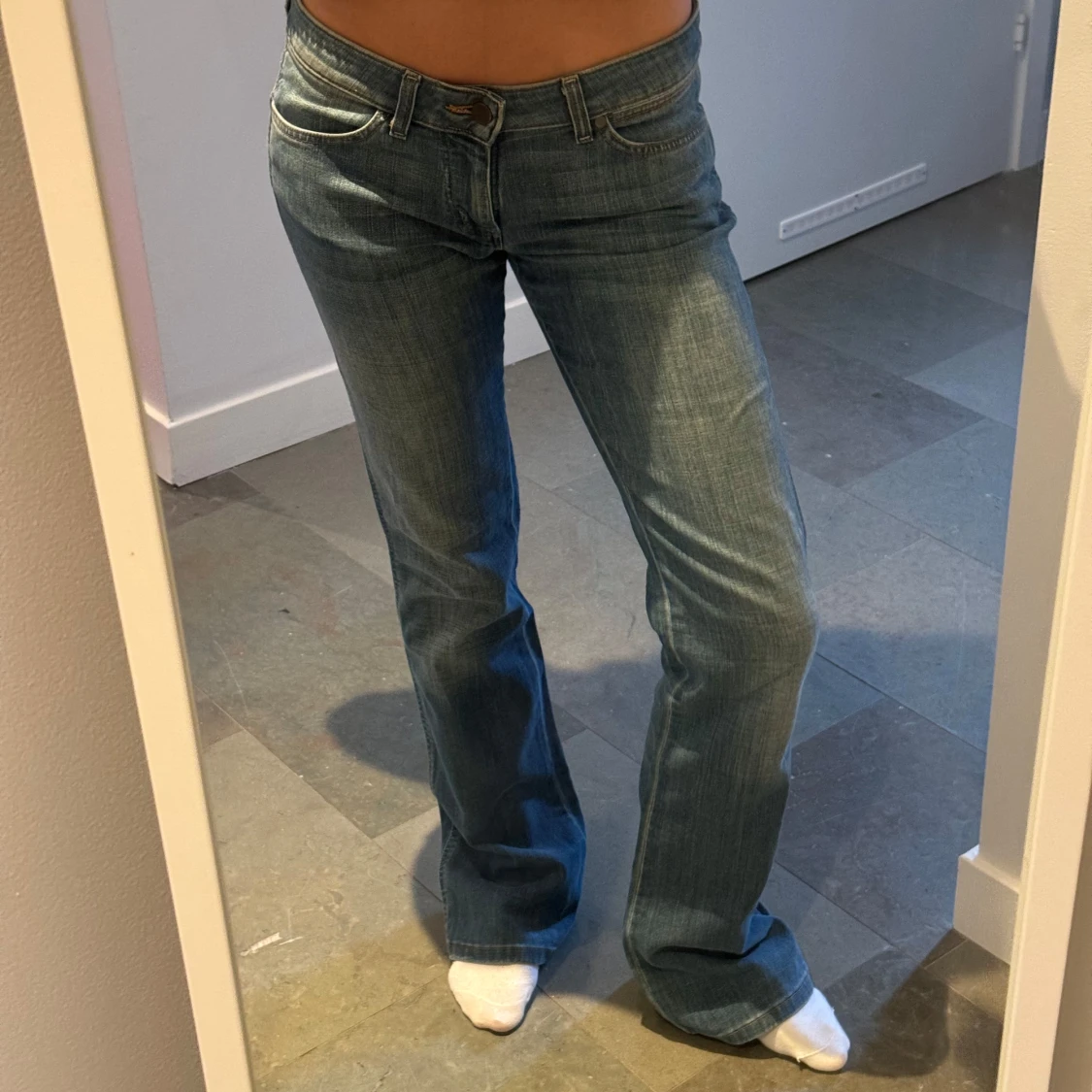 Blå jeans från Wrangler