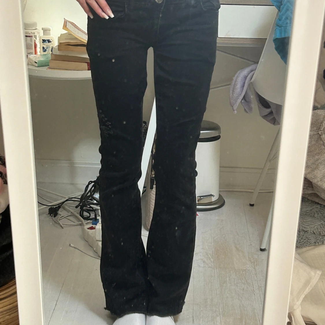 Lågmidjade jeans - 2