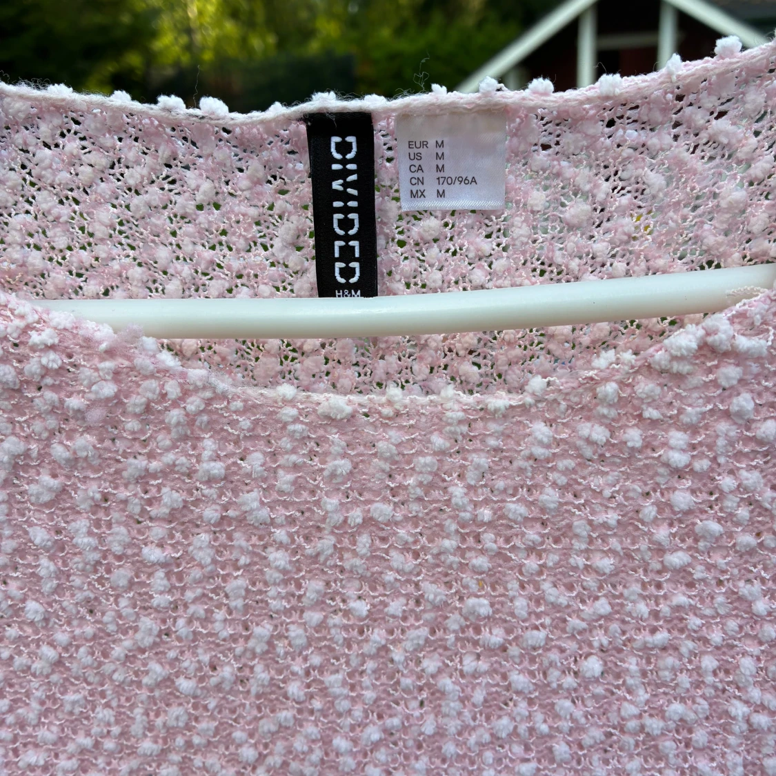 Rosa stickad tröja från H&M Divided - 2
