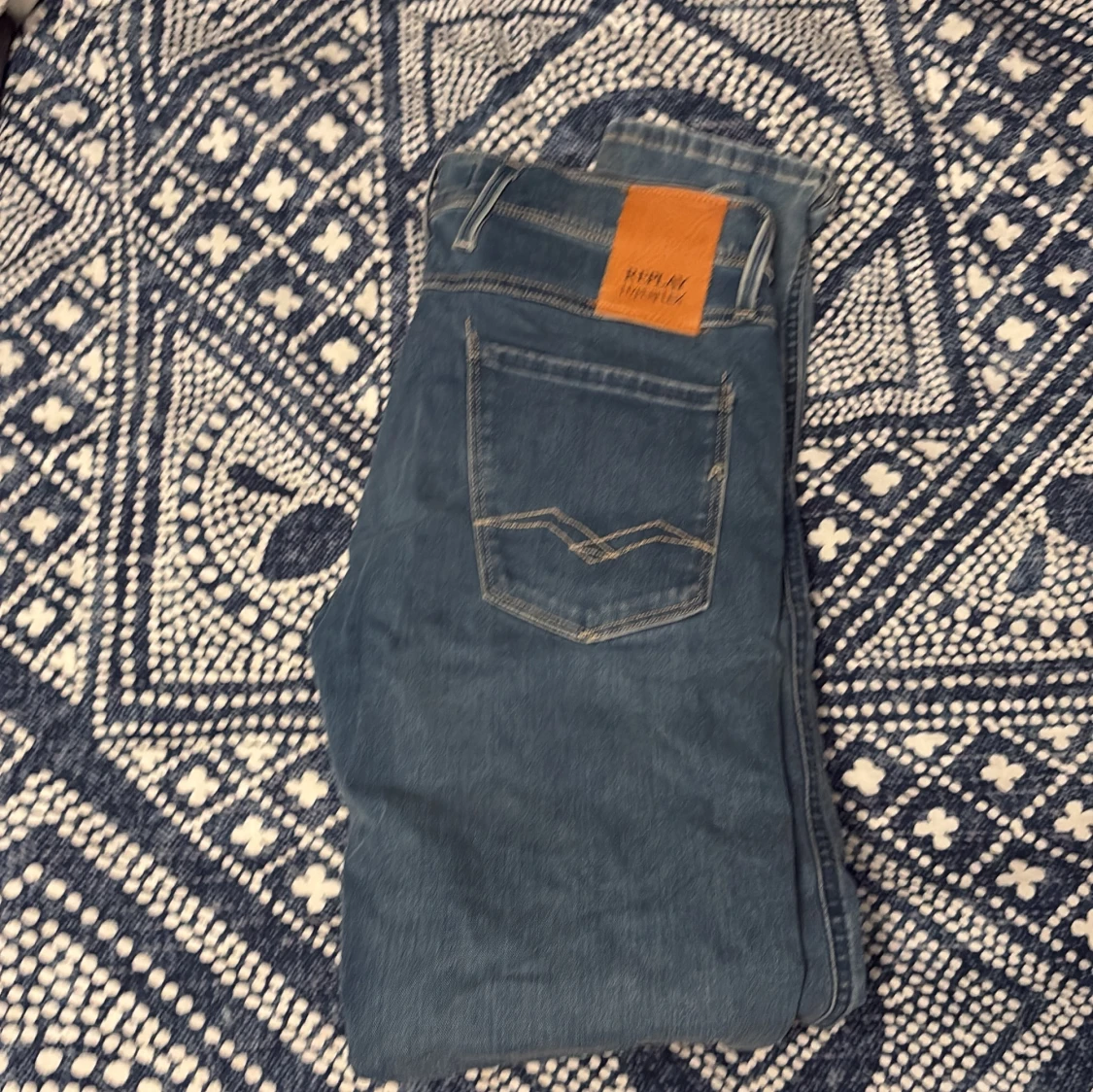 Replay Anbass Hyperflex jeans blå - 1