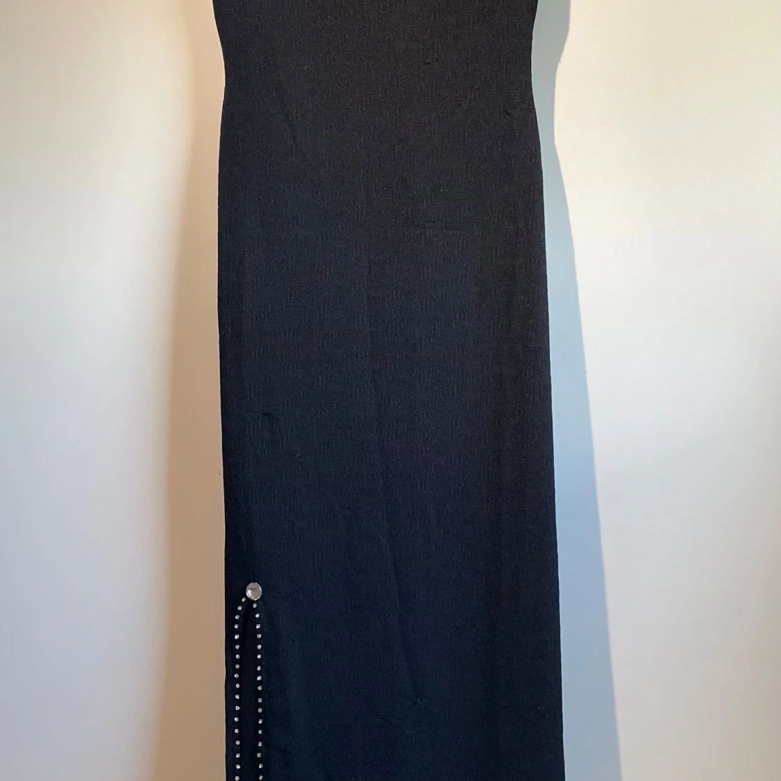 Svart långklänning