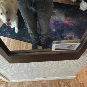 Grå jeans från Denim Rebel, stl 38 - Säljer ett par grå jeans från Denim Rebel i storlek 38. Jeansen har klassisk femficksdesign, raka ben och normal passform. Snygg tvättad grå färg som passar till det mesta. Tillverkade i jeansmaterial med knapp och dragkedja framtill.