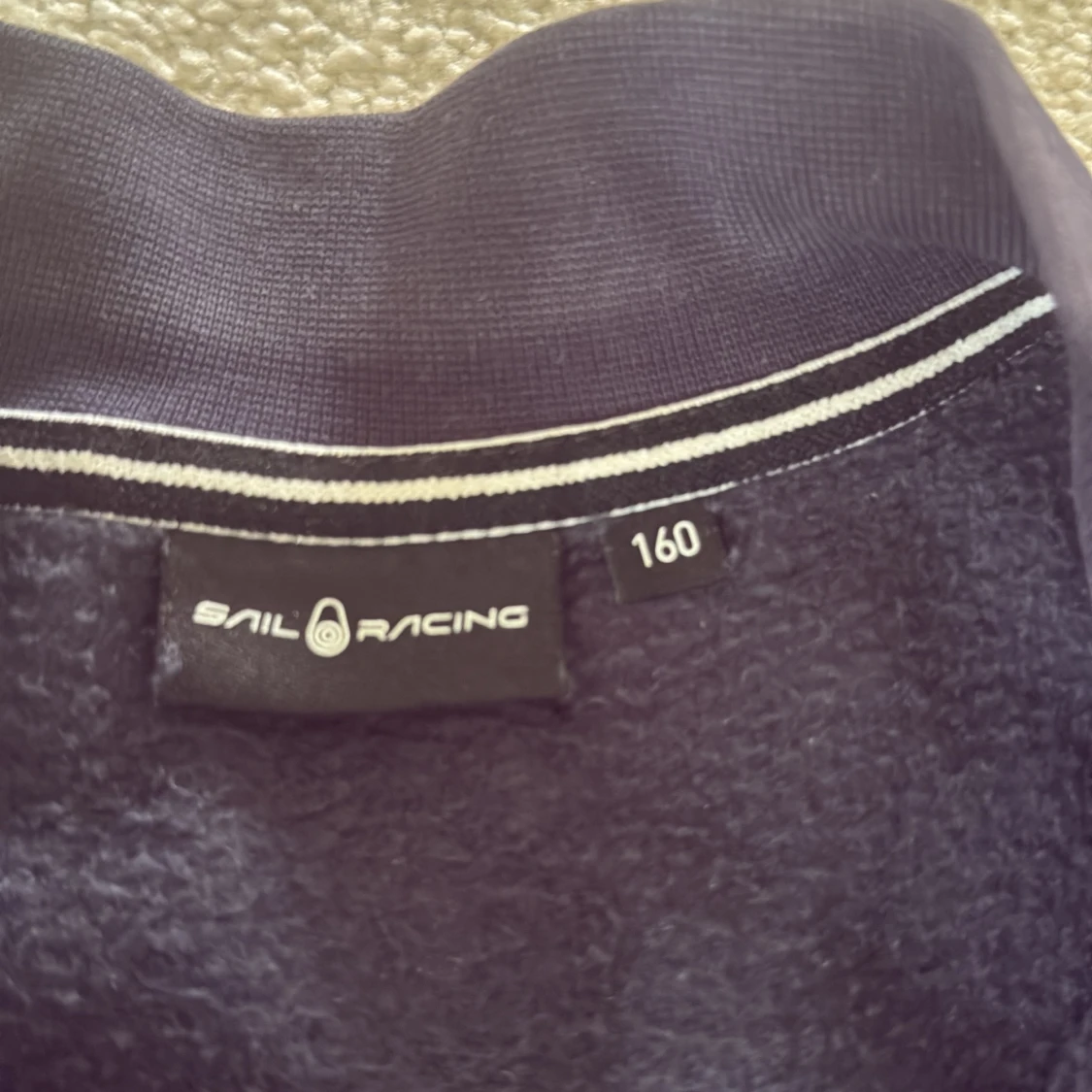 Mörkblå Sail Racing half zip tröja - 1