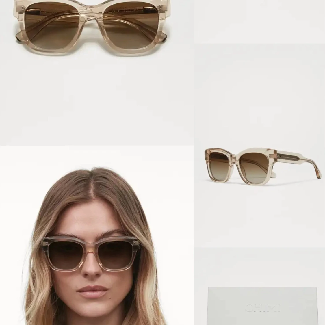 Beige(Eqru) solglasögon CHIMI storlek07