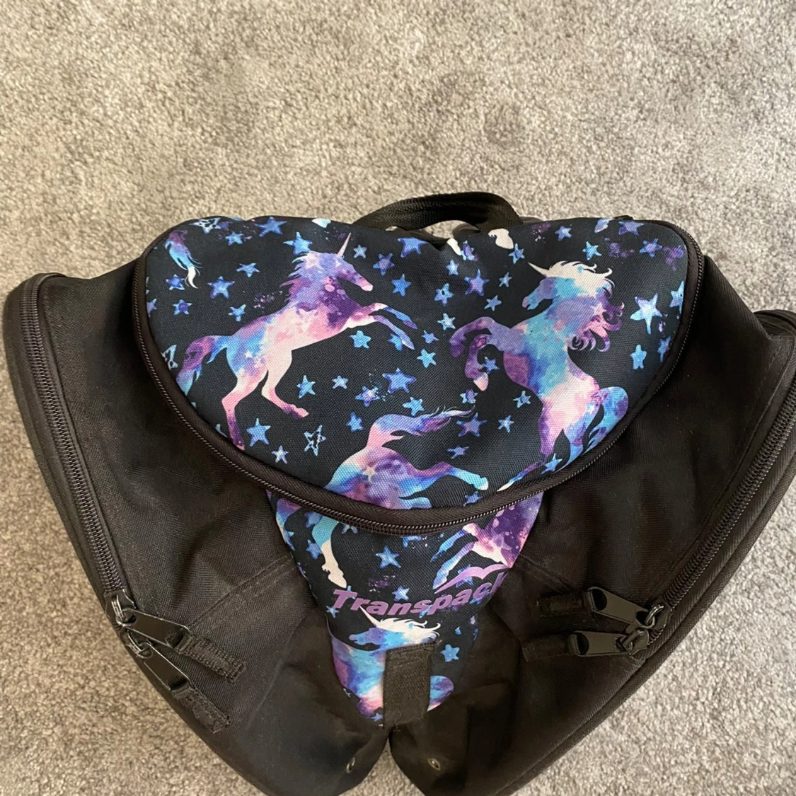 Transpack skridskoväska  med enhörningar - 1