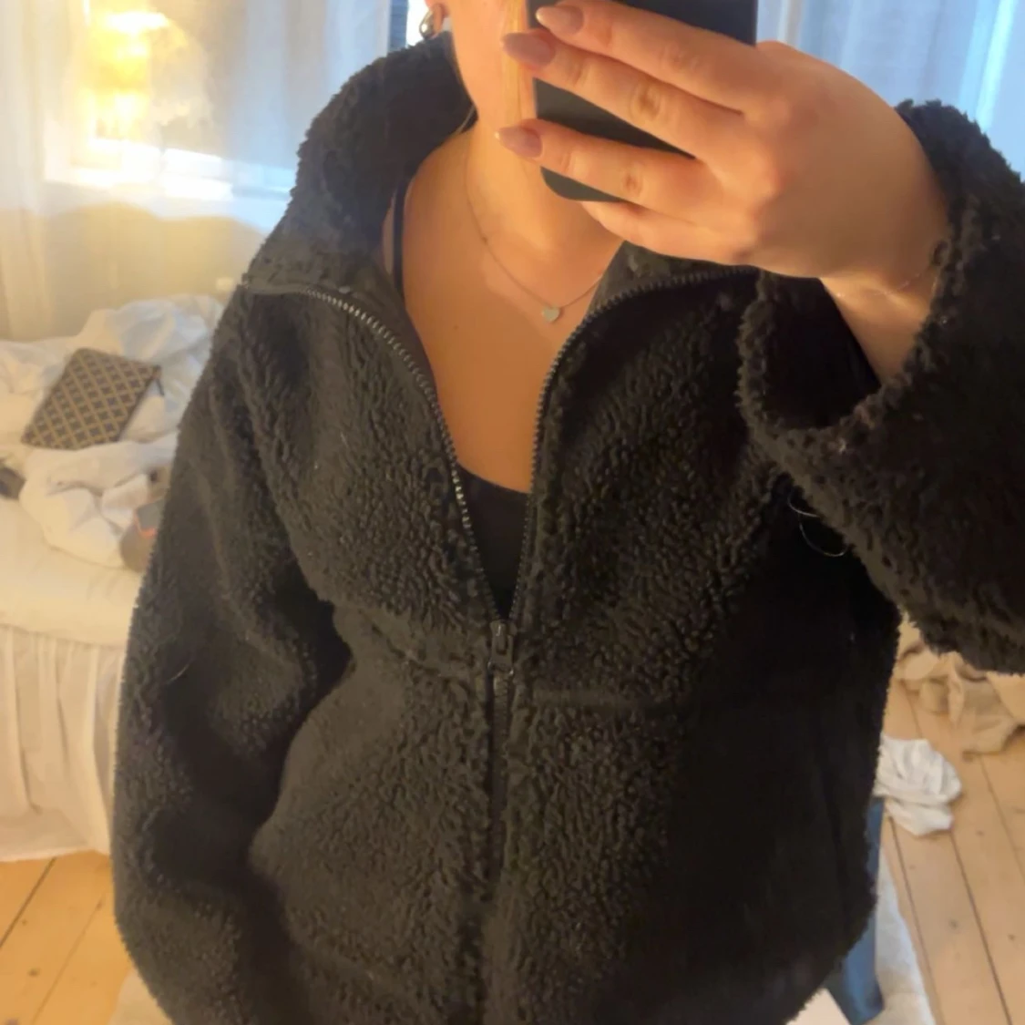 Svart teddyjacka Carin Wester  - 1