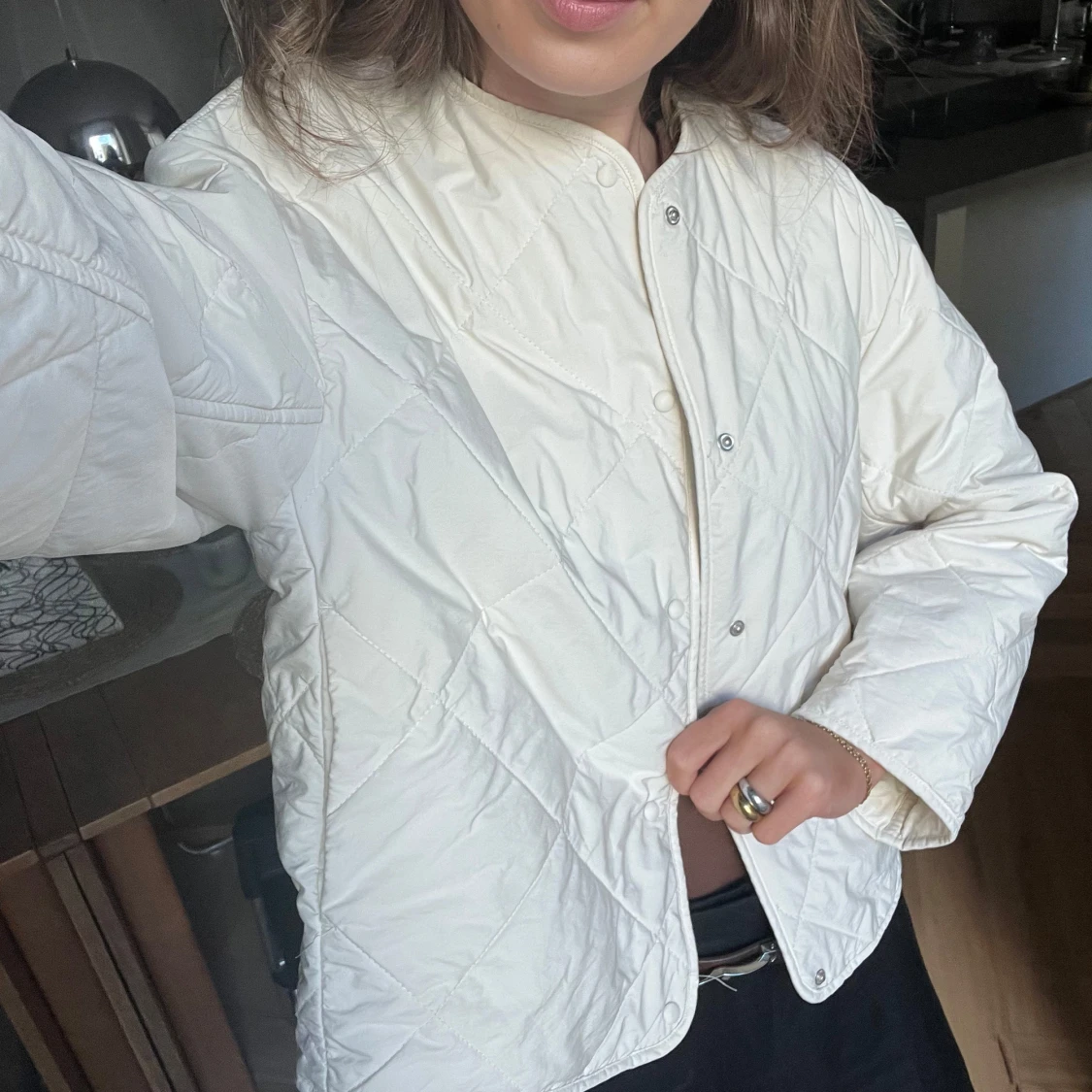 Tun vit dunjacka MANGO - 4