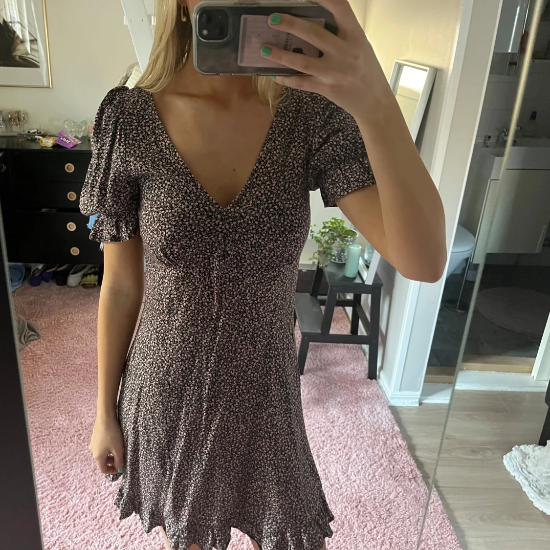 Blommig klänning från H&M