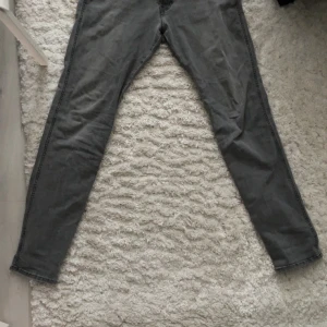 Grå Replay Jeans - Snygga grå jeansbyxor med normal passform. De har klassiska femficksdetaljer och en stilren design. Perfekta för en avslappnad look.