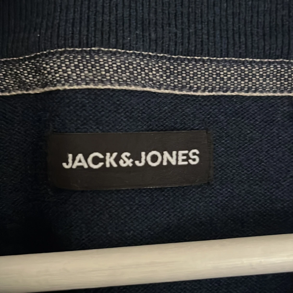 Mörkblå half zip - 1