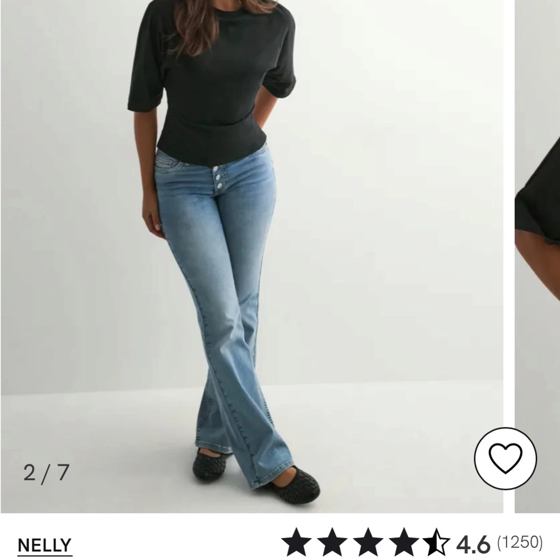 Svart topp med öppen rygg från Nelly - 1