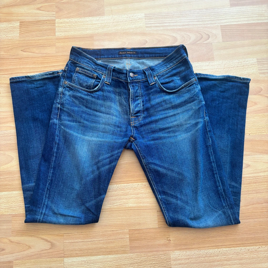 Blå jeans från Nudie Jeans