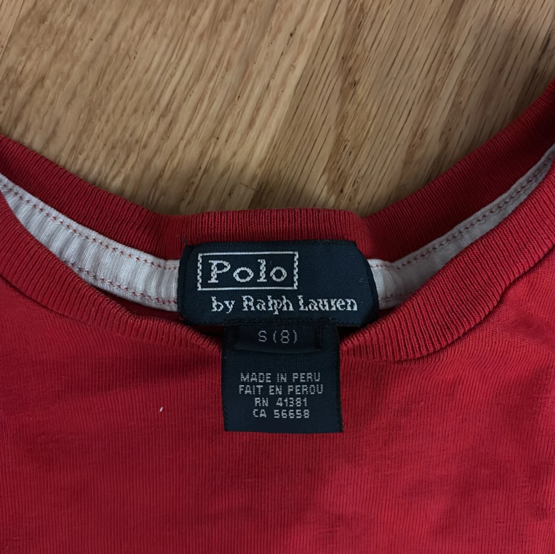 Röd Polo Ralph Lauren t-shirt USA - 1