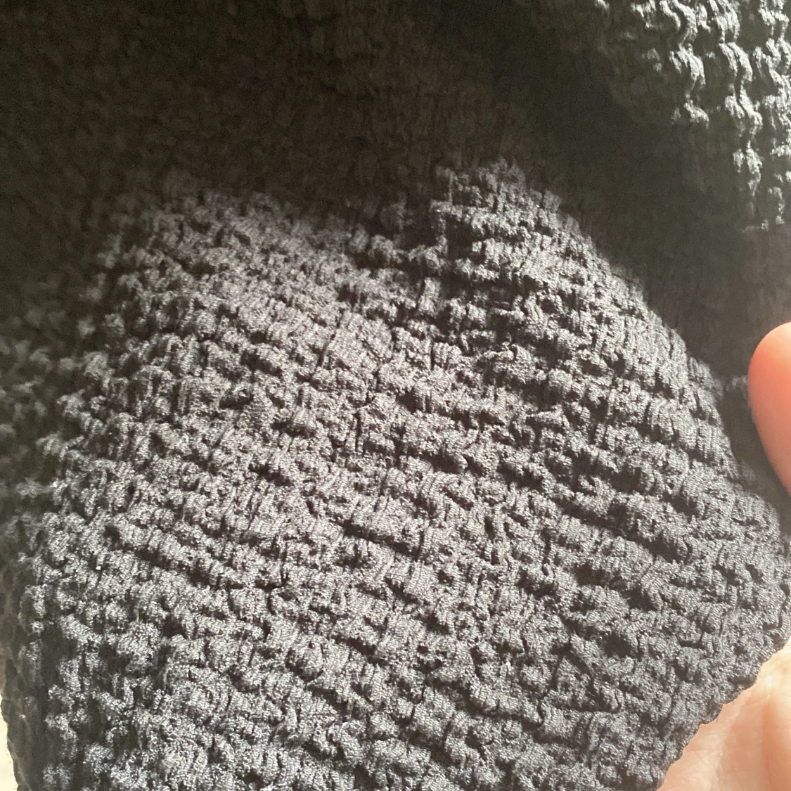 Svart stickad topp från Zara - 1