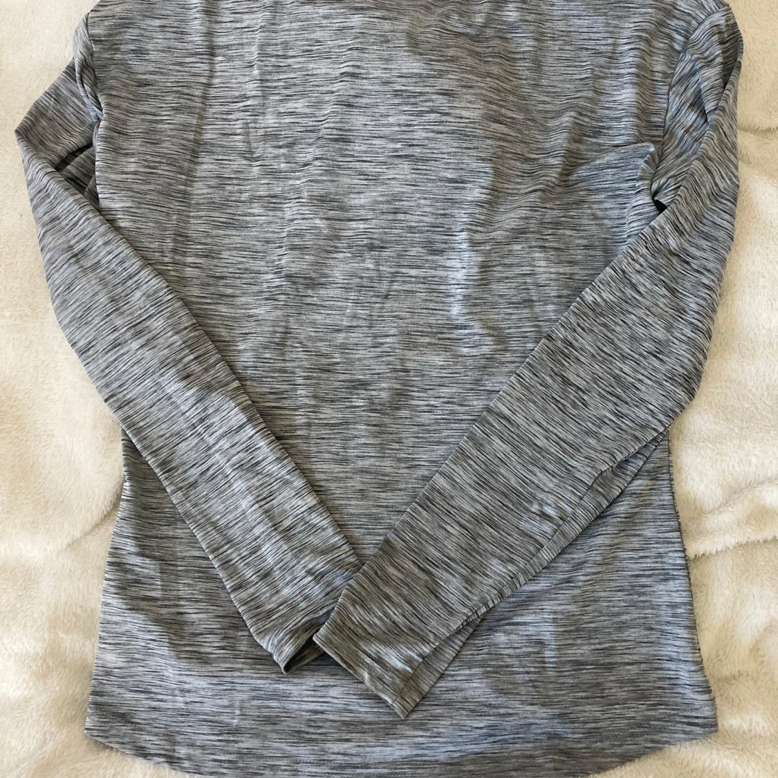 Gråmelerad långärmad tröja OTP - 2