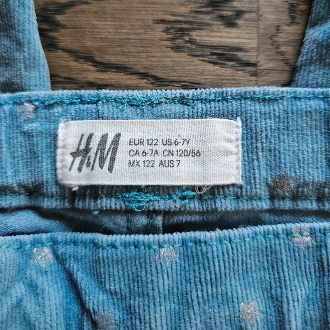 Blå byxor med små stjärnor 122 - 2