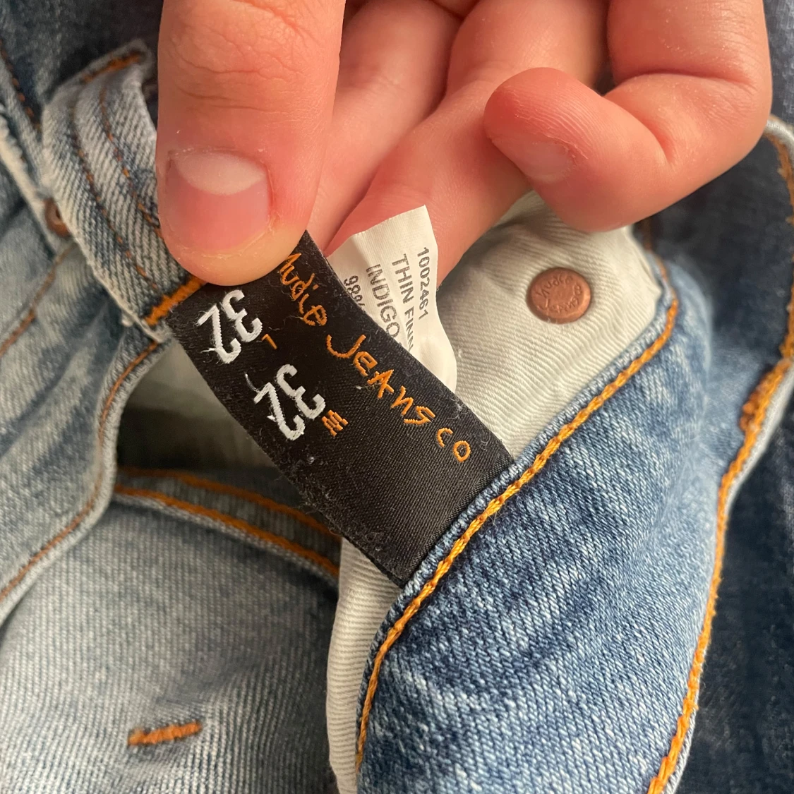 Ljusblå jeans från Nudie Jeans Co - 2