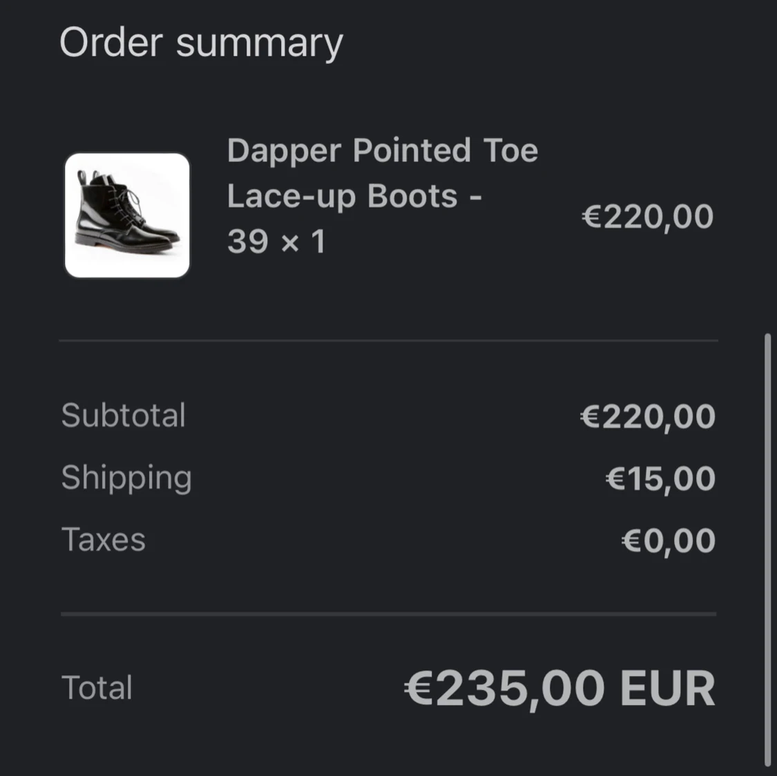 Svarta spetsiga snörade boots i skinn - 3