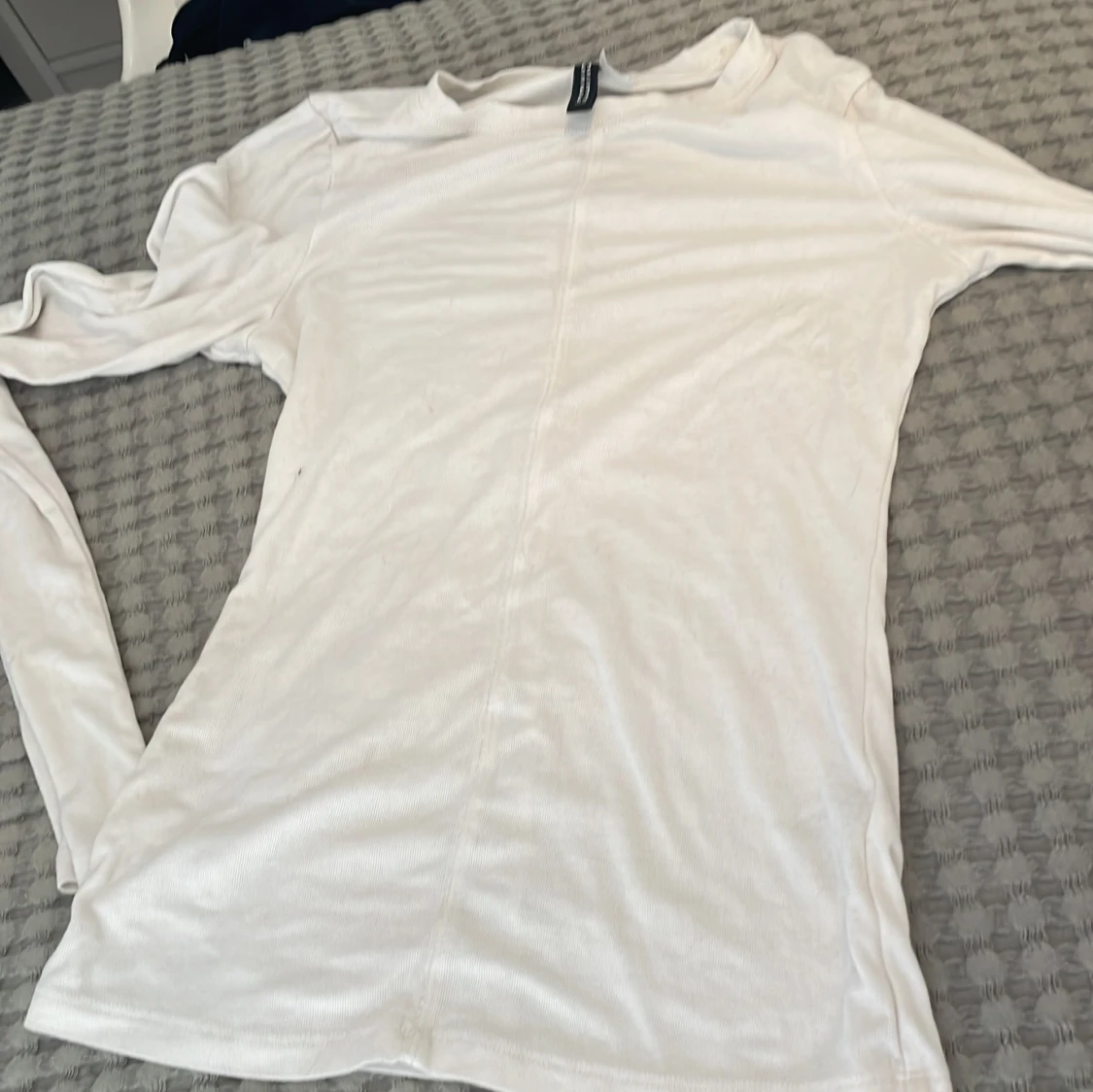 Vit långärmad topp från H&M - 2