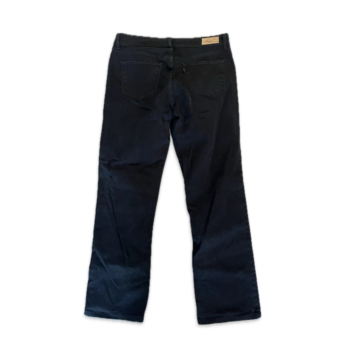 Levi's svarta straight jeans - 1