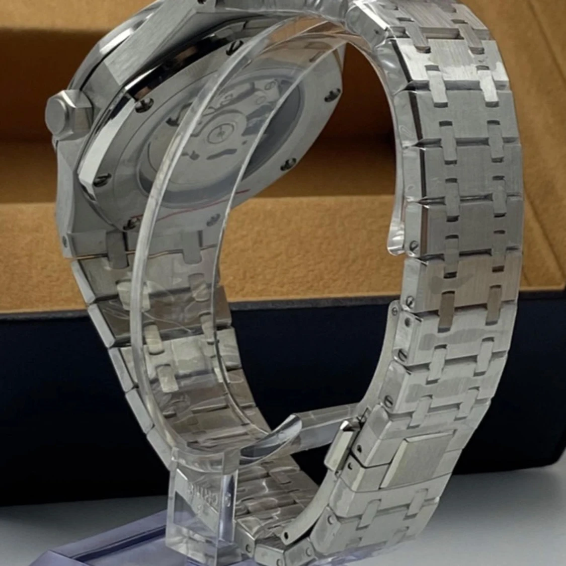 Seiko Royal oak klocka med ljusblå urtavla - 1