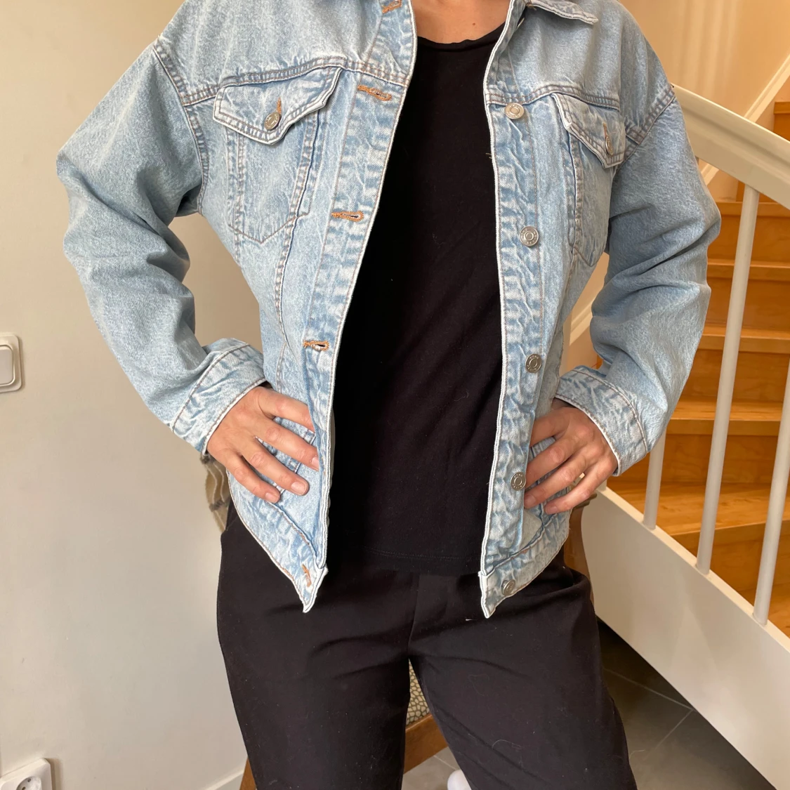 Ljusblå jeansjacka från ASOS DESIGN - 1