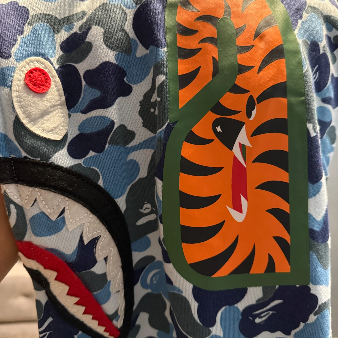 BAPE camo zip hoodie shark S - 4